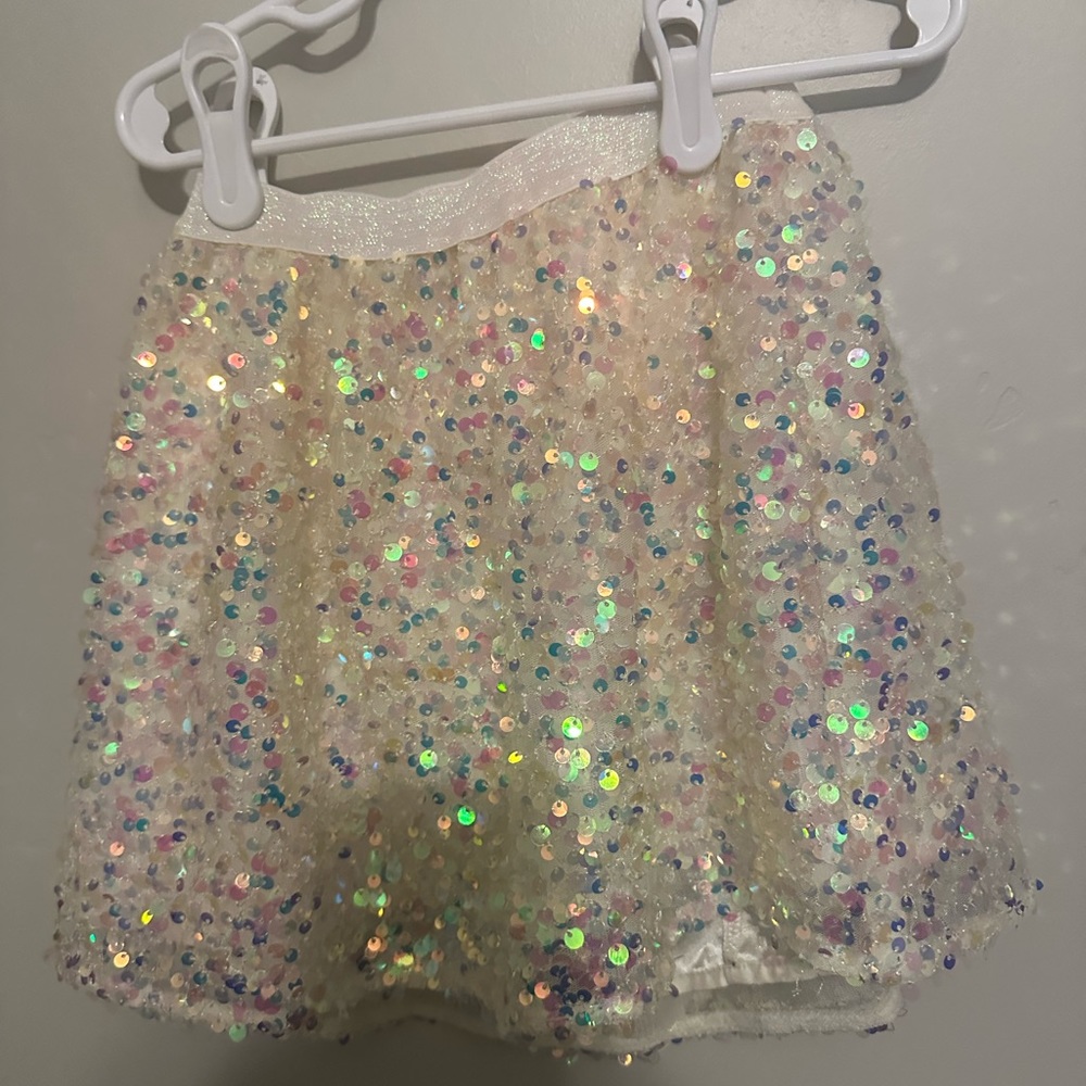 Cat & Jack Girls Pull on Sequin Skirt